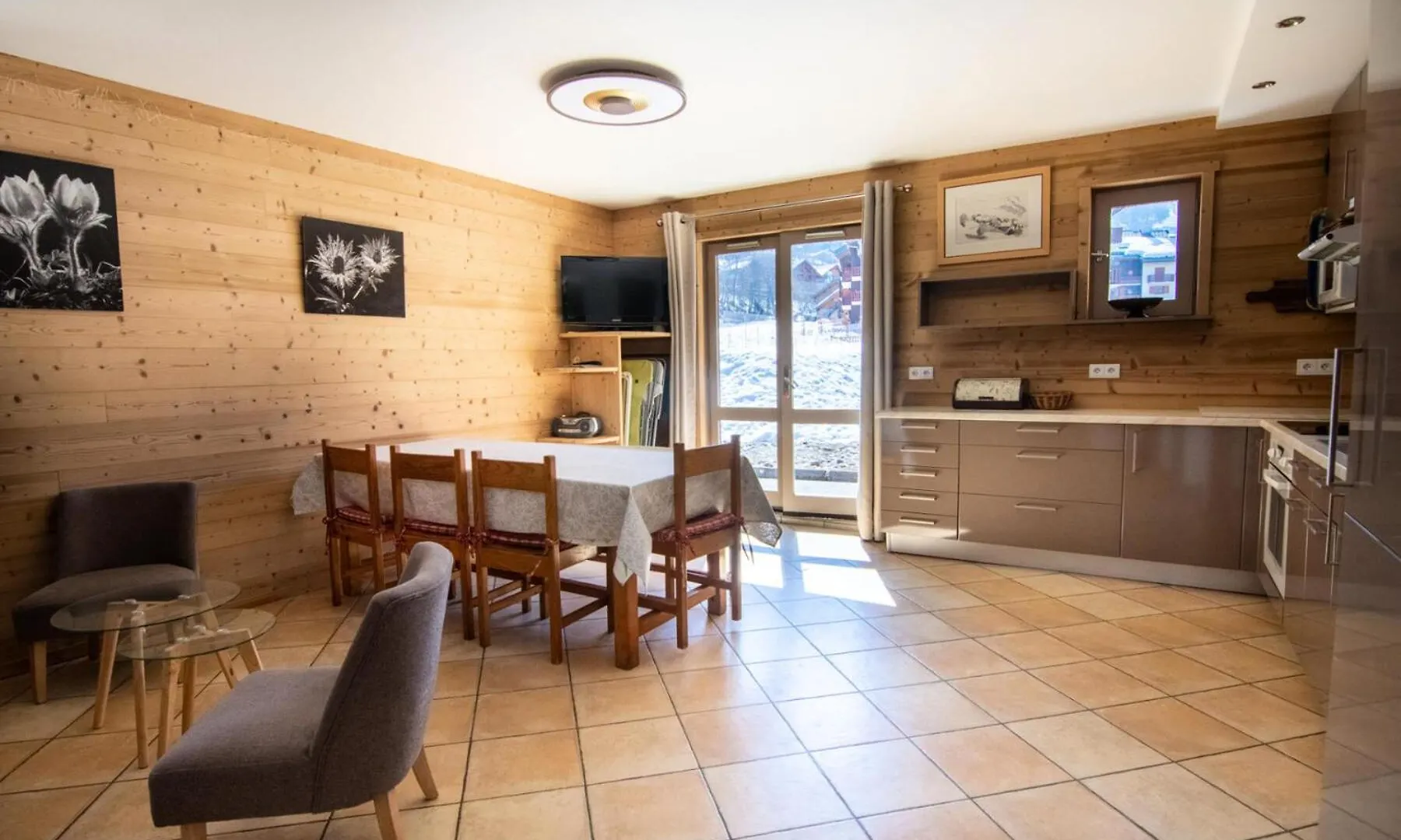 Residence Altair - 4 Pieces 8 Personnes Expose Sud Mae-1091 Apartment Valloire